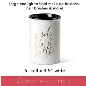 Tri-coastal Design Ceramic Makeup Brush